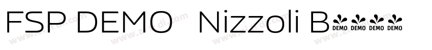 FSP DEMO   Nizzoli B字体转换